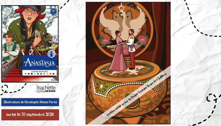 Иллюстрация 1 из раскраски Hachette «Анастасия»