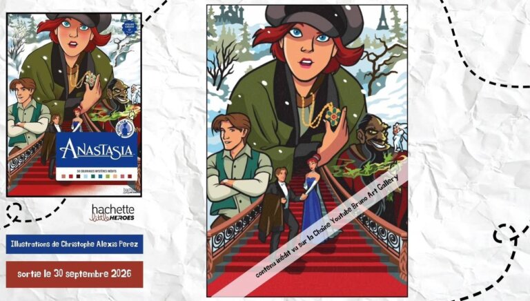 Иллюстрация 12 из раскраски Hachette «Анастасия»