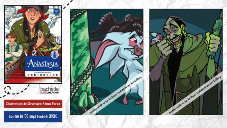 Иллюстрация из раскраски Hachette «Анастасия» — кадр 14 из полного обзора