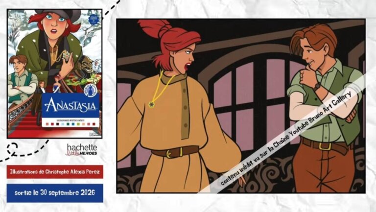 Иллюстрация из раскраски Hachette «Анастасия» — кадр 18 из полного обзора