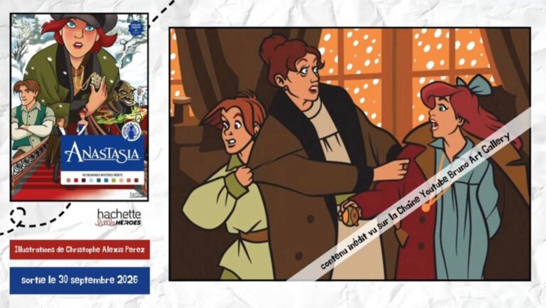 Иллюстрация из раскраски Hachette «Анастасия» — кадр 24 из полного обзора