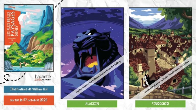 Иллюстрации из раскраски «Les Plus Beaux Paysages Disney» — кадр 5