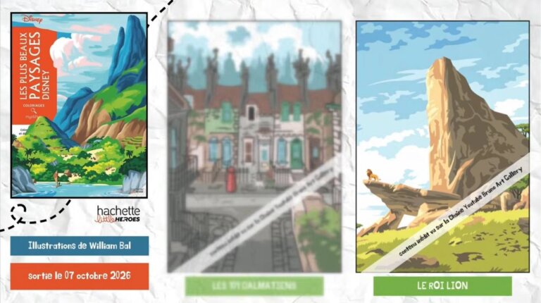 Иллюстрации из раскраски «Les Plus Beaux Paysages Disney» — кадр 7
