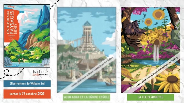 Иллюстрации из раскраски «Les Plus Beaux Paysages Disney» — кадр 16