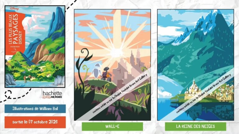 Иллюстрации из раскраски «Les Plus Beaux Paysages Disney» — кадр 20
