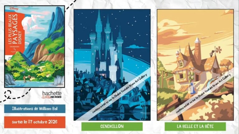 Иллюстрации из раскраски «Les Plus Beaux Paysages Disney» — кадр 21