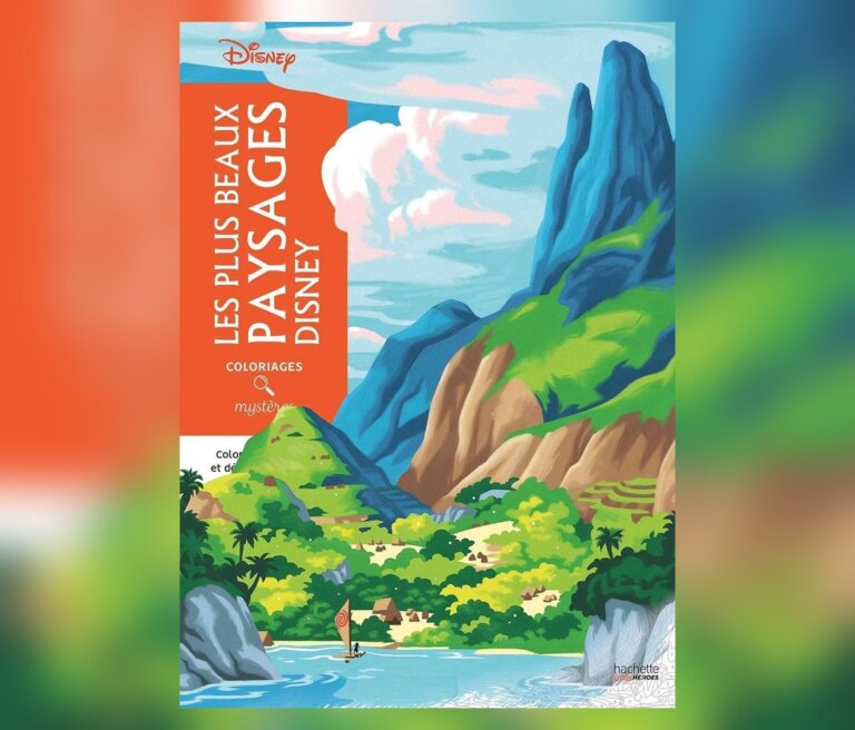 Раскраска Hachette «Les Plus Beaux Paysages Disney» — выход 7 октября