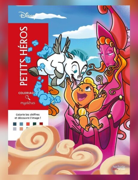 Раскраска Hachette «Petits Héros» — новинка, выход 4 ноября