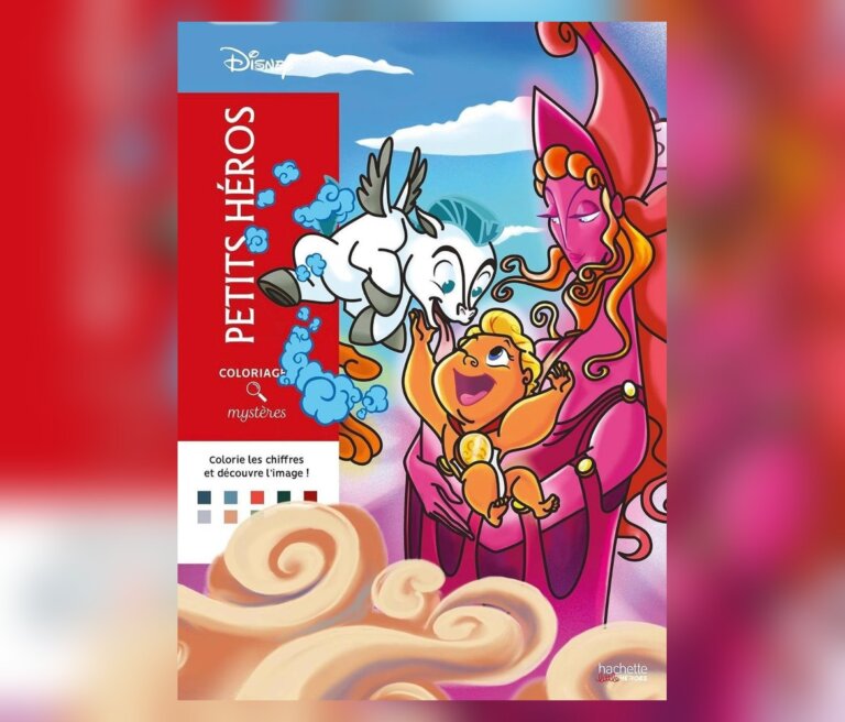 Раскраска Hachette «Petits Héros» — новинка, выход 4 ноября