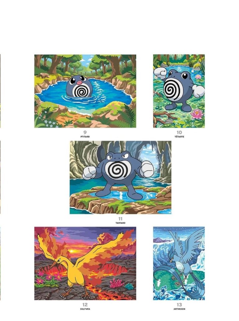 Ответы «Pokémon. Том 2»: Поливаг, Поливирл, Поливрат, Молтрес, Артикуно